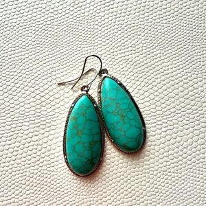 Elegant Turquoise Drop Earrings